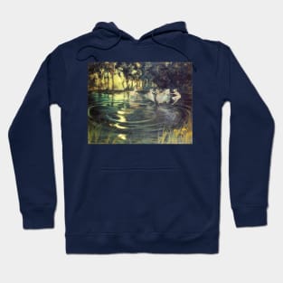 Fairies Whirl - Arthur John Black Hoodie